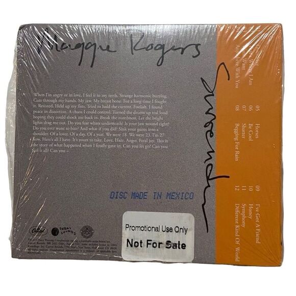 Surrender by Maggie Rogers (CD, 2022) Promo / Promotional cd - Picture 2 of 4